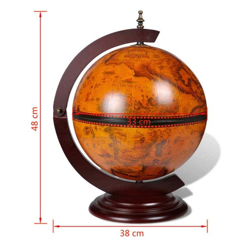 Vintage wine bar antique globe - wine,