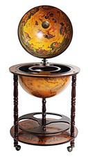 Globe drink cabinet home decor