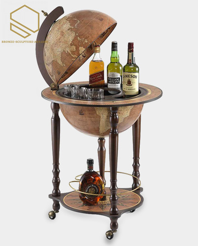 Bar globe drinks - bar, cabinet